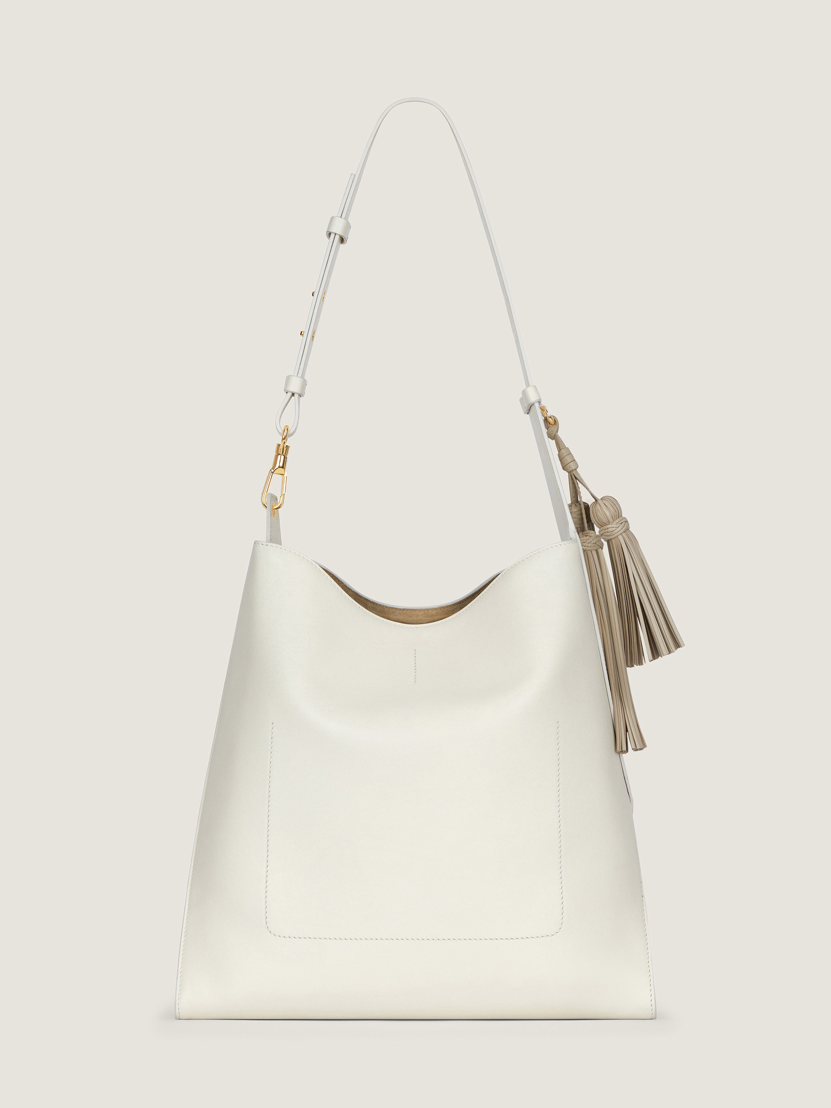 Medium Belted Hobo bag in leather